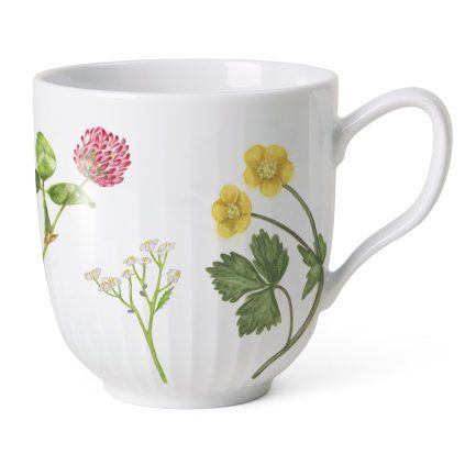 219041 hrnek hammershoi summer wild flowers 330 ml bila porcelan kahler