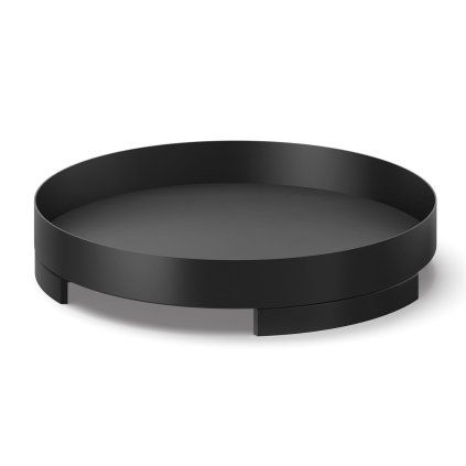 222768 servirovaci podnos trevo 30 cm cerna nerezova ocel zack
