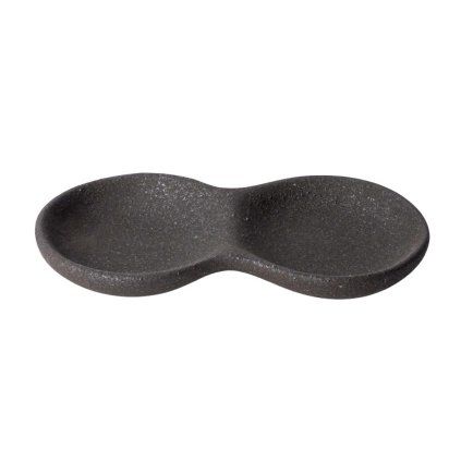 226464 miska na omacku stone slab 15 cm cerna keramika mij
