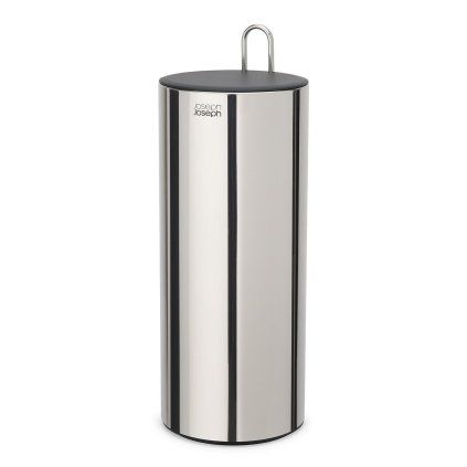 228024 zasobnik na toaletni papir easystore luxe 70593 41 cm stribrna nerezova ocel joseph joseph