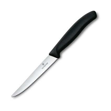 229251 steakovy nuz swiss classic 11 cm vroubkovany cerna plast victorinox