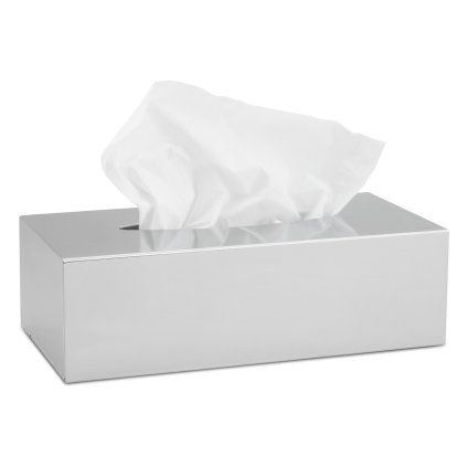 Pojemnik na husteczki higieniczne NEXIO, stal nierdzewna polerowana, Blomus