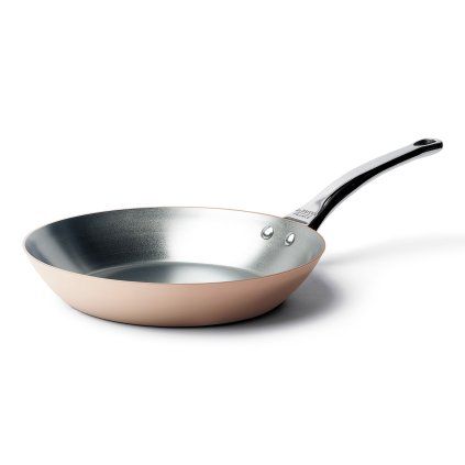 Patelnia miedziana na indukcję 32 cm Prima Matera de Buyer