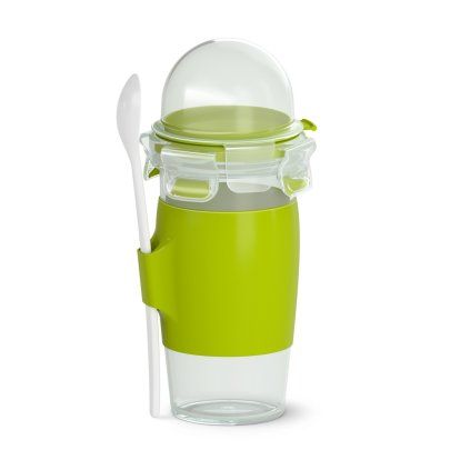 Pojemnik na jogurt MASTER SEAL TO GO N1071410 450 ml, z łyżeczką, Tefal