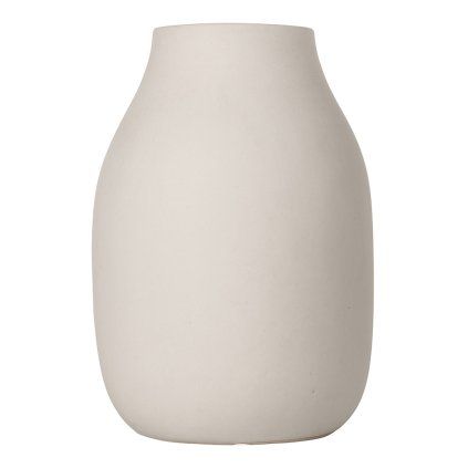 Wazon COLORA L 20 cm, kremowy, Blomus