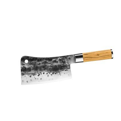 Tasak OLIVE 19 cm, rękojeść z drewna oliwnego, Forged