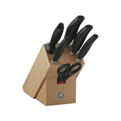 Zestaw noży z blokiem FIVE STAR , 7 szt, Zwilling