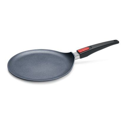 Patelnia do naleśników DIAMOND LITE 26 cm, odczepiany uchwyt, tytanowa, WOLL