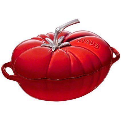 Garnek w kształcie pomidora 25 cm wiśniowy