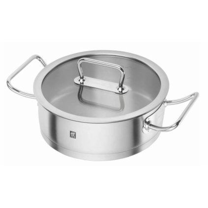 Garnek niski PRO 24 cm, z pokrywką, Zwilling