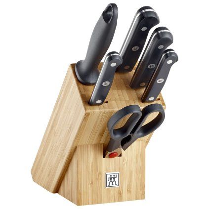 Blok na noże z nożami GOURMET, 7 szt, bambusowy, Zwilling