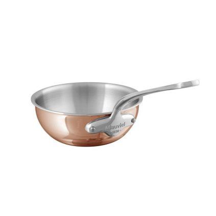Miedziana sosjerka M´6S Mauviel zaokrąglona 16 cm