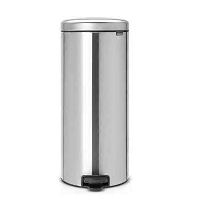 Kosz na śmieci pedałowy NEWICON 30 l, stal matowa, Brabantia