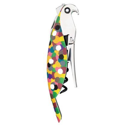 Korkociąg kelnerski PARROT, wielokolorowy, Alessi
