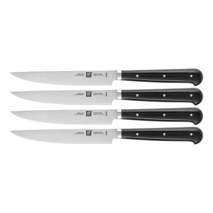 Noże do steków w zestawie STEAK SET, 4 szt, czarny, Zwilling