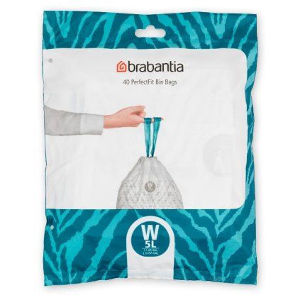 Worki na śmieci W PERFECTFIT 5 l, 40 szt, Brabantia