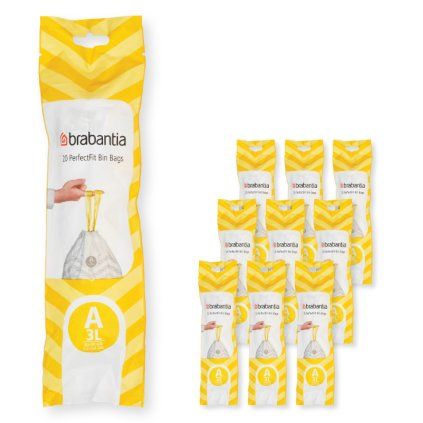 Worki na śmieci A PERFECTFIT 3 l, 200 szt, Brabantia