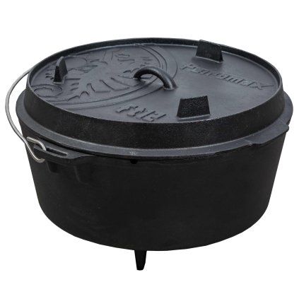 Garnek do gotowania nad ogniem FT12, 12,8 l, z nóżkami, żeliwo, Petromax