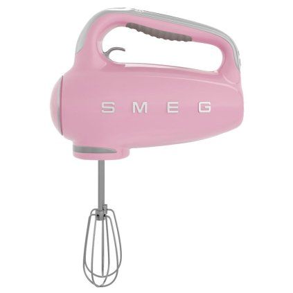 Mikser ręczny HMF01PKEU, pastelowy róż, Smeg