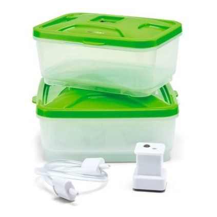 Pojemnik kuchenny VACUPACK XA258010, zestaw 2 szt., próżniowy, Tefal