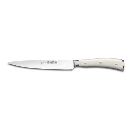 Nóż uniwersalny CLASSIC IKON 16 cm, kremowy, WÜSTHOF