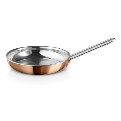 Patelnia COPPER LINE 24 cm, miedziany, Eva Trio