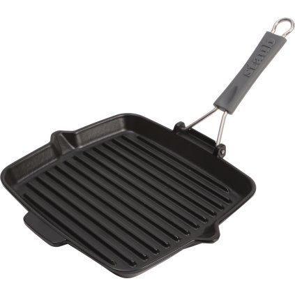 Grill żeliwny kwadratowy 24 x 24 cm