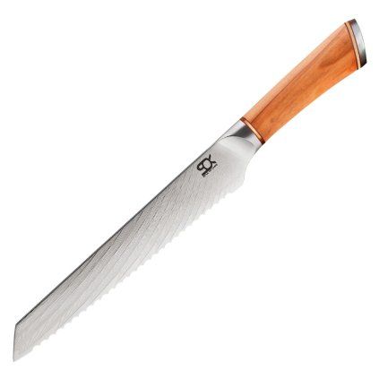 Nóż do ciasta SOK OLIVE SUNSHINE DAMASCUS 19 cm, Dellinger