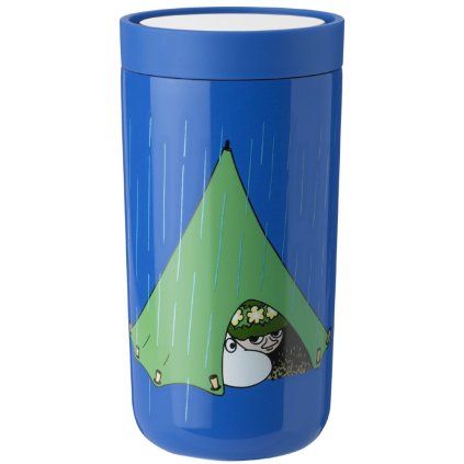 Kubek termiczny TO GO CLICK MOOMIN 200 ml, niebieski, Stelton
