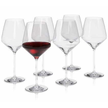Zestaw szklanek do czerwone wino 6 szt.LEGIO NOVA 650ml,Eva Trio