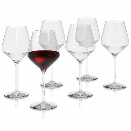 Zestaw szklanek do czerwone wino 6 szt.LEGIO NOVA 450ml,Eva Trio