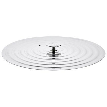 Uniwersalna pokrywka do patelni 30-32 cm, stal nierdzewna, de Buyer