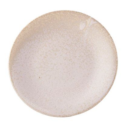Talerz płytki WHITE FADE 21 cm, beżowy, MIJ