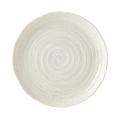 Talerz płytki WHITE SPIRAL 21,5 cm, biały, MIJ