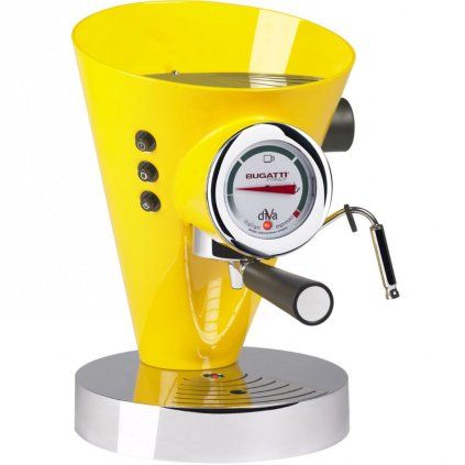 Ekspres do kawy espresso DIVA 0,8 l, żółty, stal nierdzewna, Bugatti
