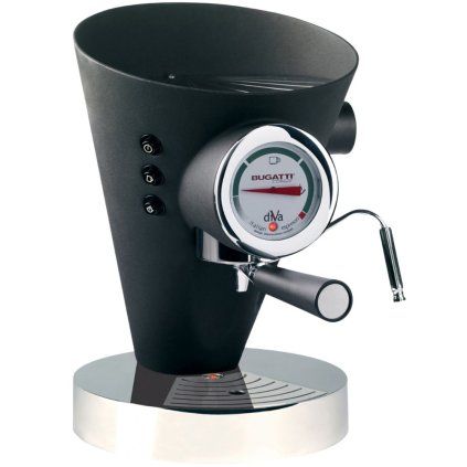 Ekspres do kawy espresso DIVA 0,8 l, czarny, stal nierdzewna, Bugatti