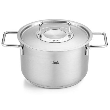 Garnek PURE 20 cm, 3,6 l, z pokrywka do garnka nierdzewna, nierdzewna, Fissler