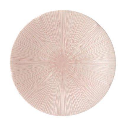 Talerz płytki ICE PINK 22 cm, różowy, MIJ
