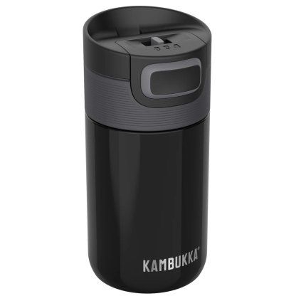 Kubek termiczny ETNA 300 ml, czarny, stal nierdzewna, Kambukka
