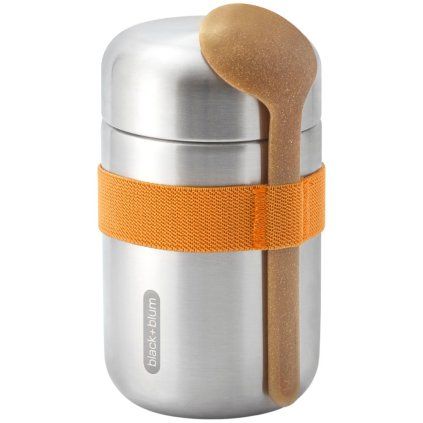 Śniadaniówka 400 ml, pomarańczowa, stal nierdzewna, Black+Blum