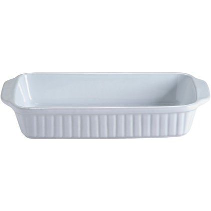 Naczynie do pieczenia CLASSIC 30 cm, prostokątne, białe, kamionkowe, Mason Cash