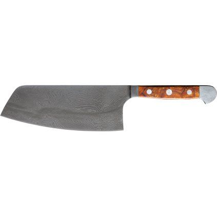 Nóż japoński CHAI DAO DAMASCUS 16 cm, brązowy, Güde