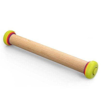 Wałek do ciasta PRECISIONPIN 40113 42 cm, regulowany, drewniany, Joseph Joseph