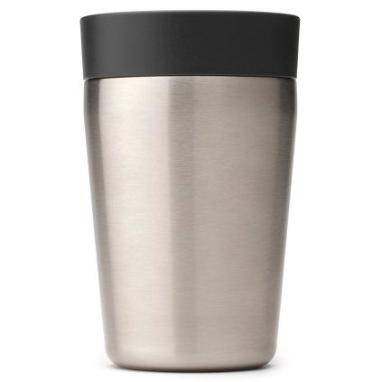 Termiczny kubek MAKE & TAKE 200 ml, ciemnoszary, stalowy, Brabantia
