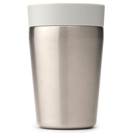 Kubek termiczny MAKE & TAKE 200 ml, jasnoszary, stalowy, Brabantia