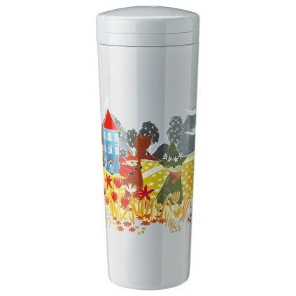 Butelka termiczna CARRIE 500 ml, niebieska, stal nierdzewna, Stelton