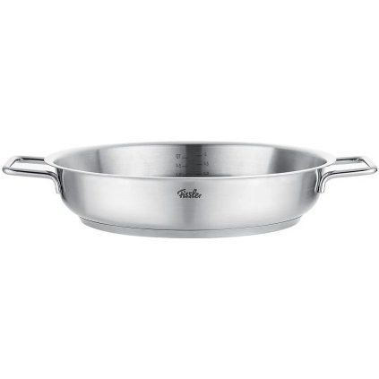 Patelnia do serwowania PURE 24 cm, srebrna, stal nierdzewna, Fissler