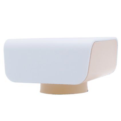 Pompa próżniowa PKV-057 8 cm, biała, tworzywo sztuczne, Pebbly