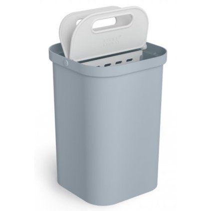 Kosz na śmieci GORECYCLE 30109 14 l, na odpady sortowane, szary, Joseph Joseph