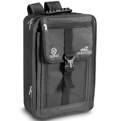 Plecak transportowy na noże 48 cm, czarny, nylon, Lion Sabatier